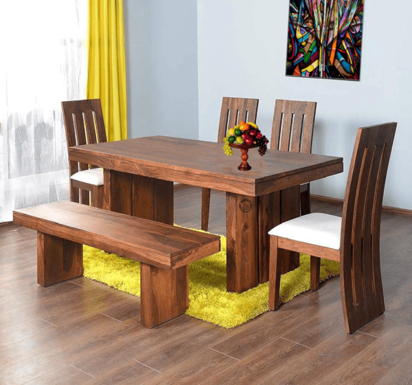 Melvina 6 Dining Seater With Bench