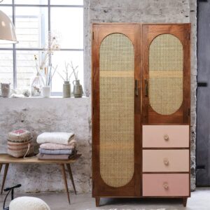 Uttan Solid Wood Wardrobe